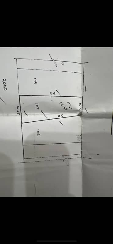 Commercial plot for sale in G1 Market Joher town on main road 1