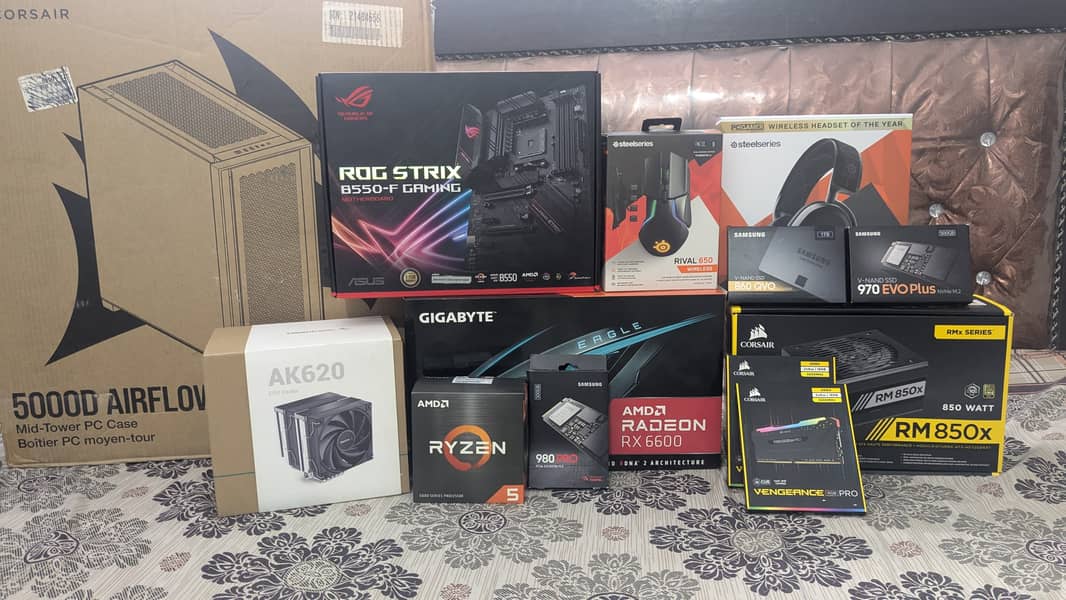 Gaming PC/RIG (Ryzen 5600x with AMD Rx 6600) 0