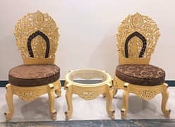  Coffee Chairs – Crafted from Pure Sheesham Wood! 