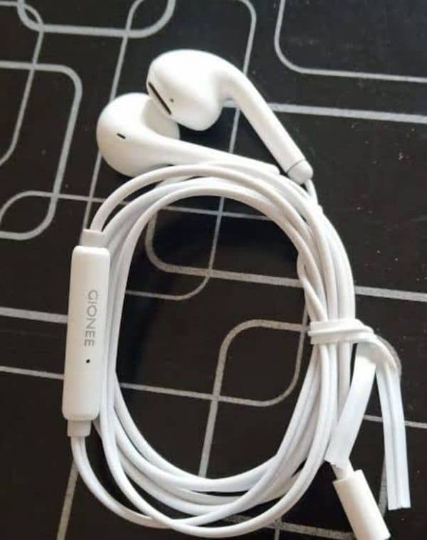 clear voice wired earphones white 0