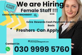 Jobs/call center/office job  /Female jobs/Jobs in Karachi/Telesales