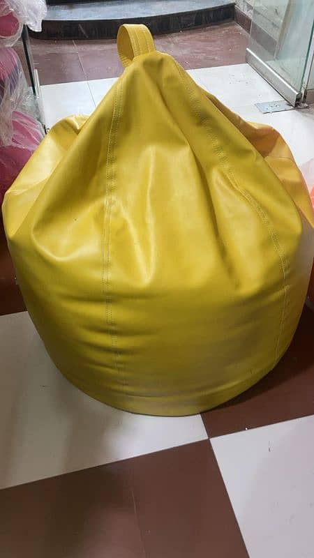 Leather Bean Bag available All variety contact me  number 03004440017 10