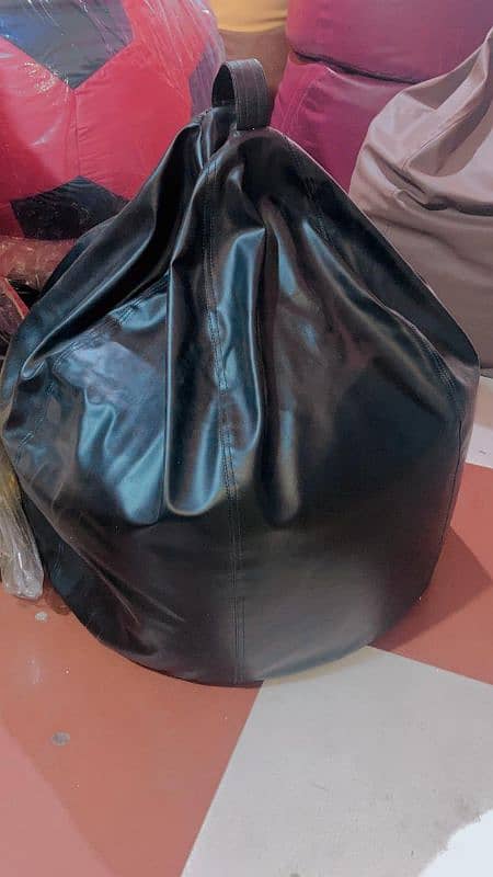 Leather Bean Bag available All variety contact me  number 03004440017 13