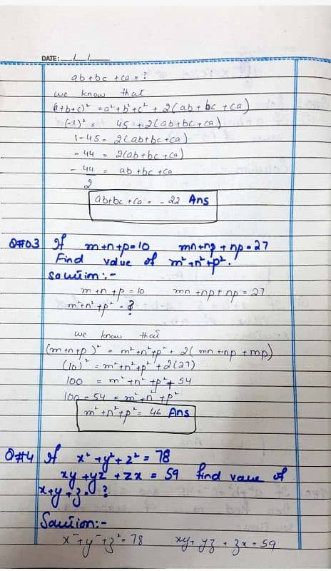 Hand Writing Assignment Work 14