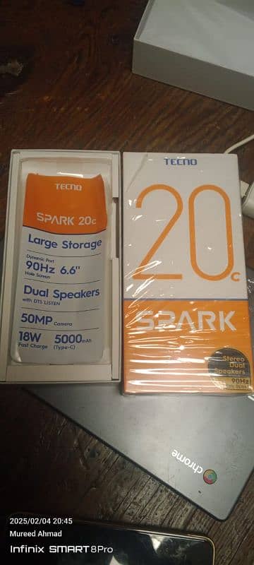 tecno spark 20c 4/128 6