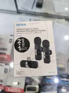 Original Boya 2 in 1 wireless Microphone Type-C