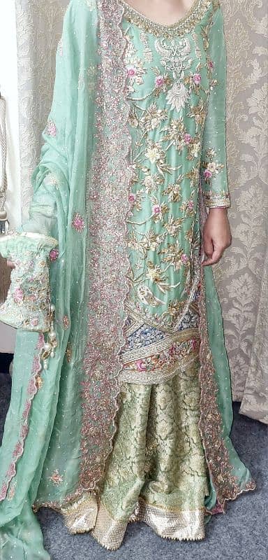 Bridal dress/ Bridal Lengha by KAMIAR ROKNI