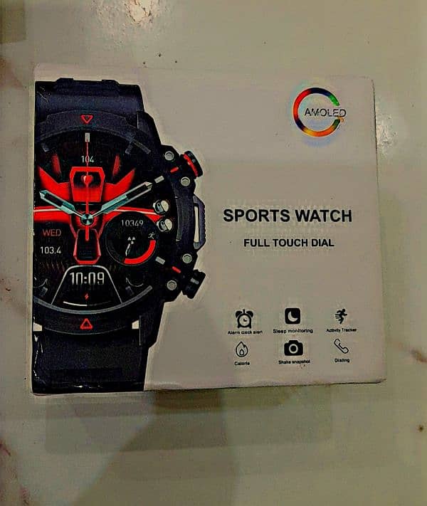 Sport Smart Watch Amoled Display 0