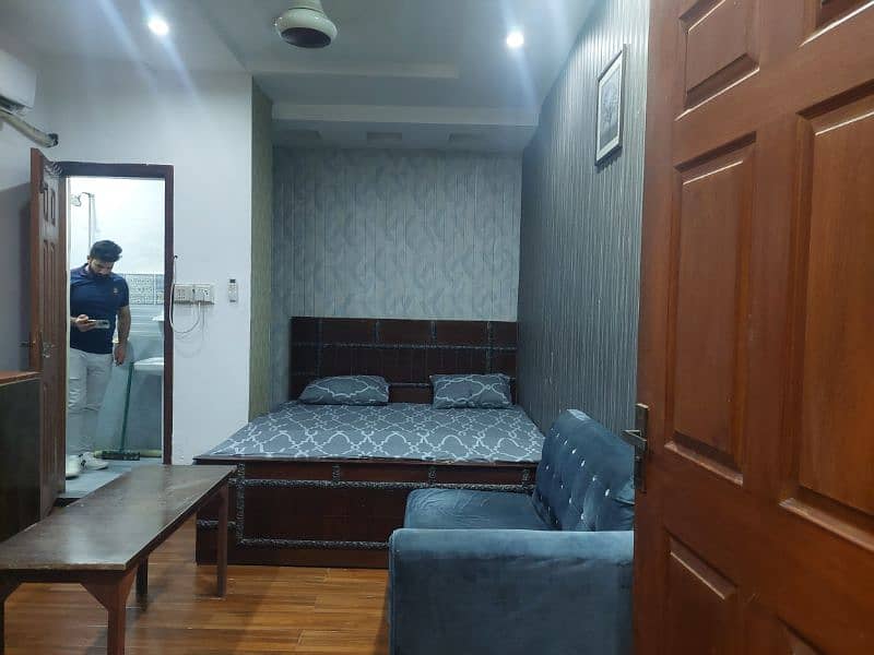 Fully Furnished Flat For Rent In Block H-3 Johar Town 0