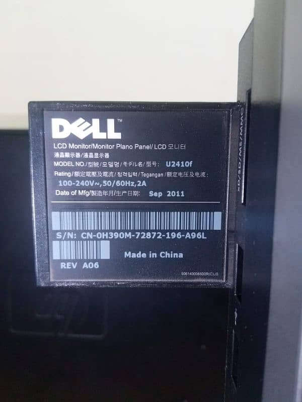 Dell 24 inch monitor ips 1920x1200 resolution 2