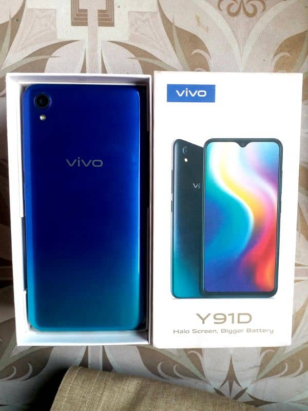 Vivo Y91d 10/10 For Urgent Sell With box 1