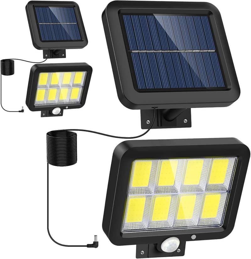 Solar Light+Solar Panel Separate Design with 5m Cable 18