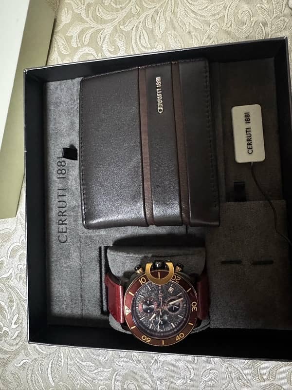 cerrutti 1881- watch and wallet gift set 2