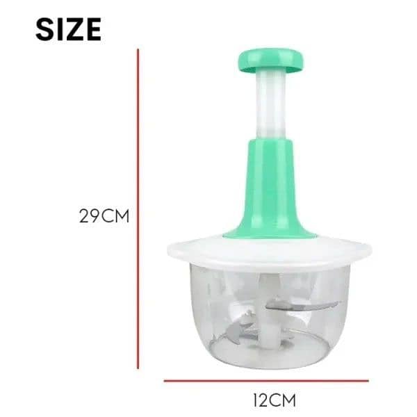 Manual Hand Push Chopper/ multifunctional Hand Pat Chopper And Mixer 2