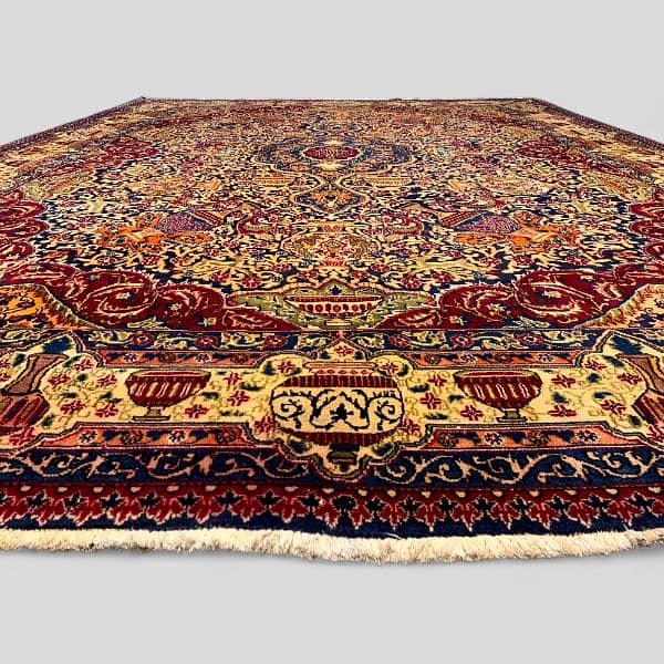 Handmade Persian Rug | Second hand Kashmar Rug | best price Shikargah 1