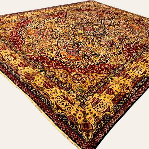 Handmade Persian Rug | Second hand Kashmar Rug | best price Shikargah 2