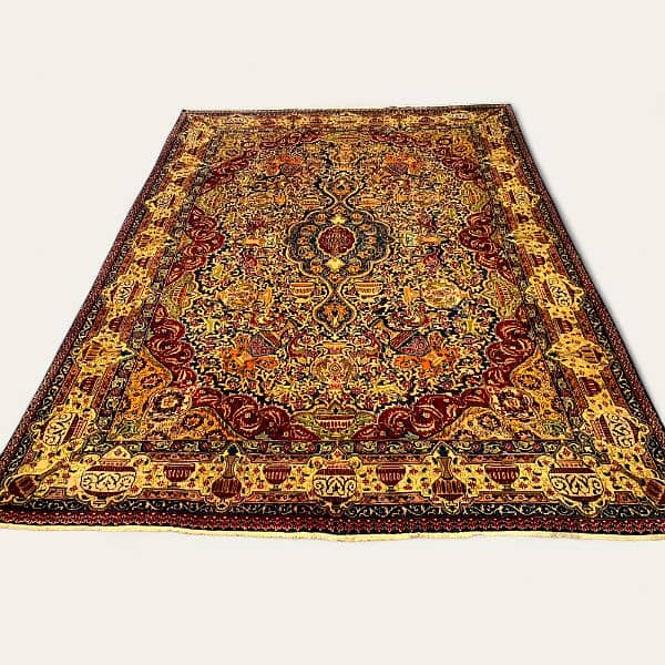 Handmade Persian Rug | Second hand Kashmar Rug | best price Shikargah 3