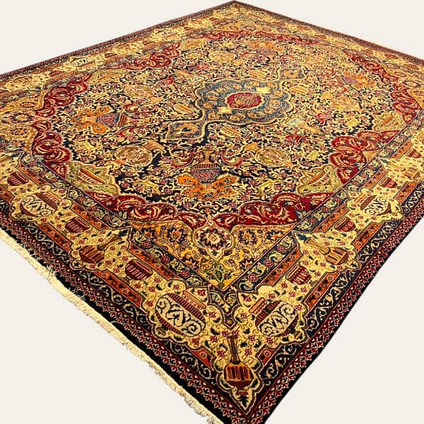 Handmade Persian Rug | Second hand Kashmar Rug | best price Shikargah 5