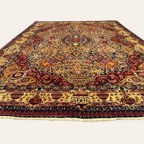 Handmade Persian Rug | Second hand Kashmar Rug | best price Shikargah 7