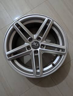 Alloy Rims. 15 inch. 5 Nuts.