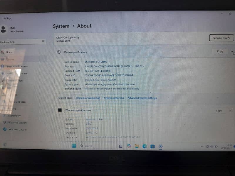 Dell Latitude core i5 8th Generation for sale 3