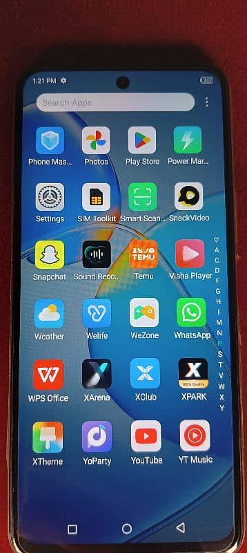 sale mobile infinix hot 12   1 year use 1