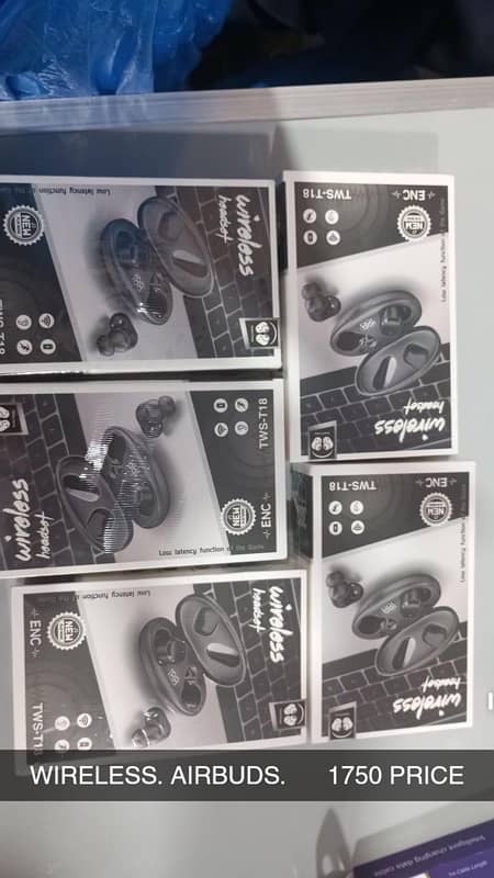 TWS-T18 EARBUDS WIRELESS HEADSET (ENC) 1