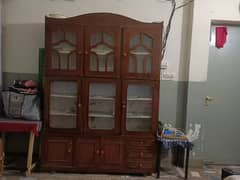 Wooden Showcase for sale