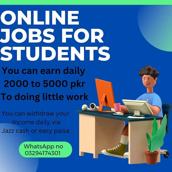 online part-time jobs for students. you can earn money daily basis 0