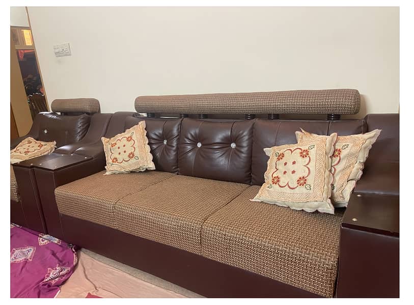 Three Piece Sofa Set (1,2,3 piece sitting included) 0