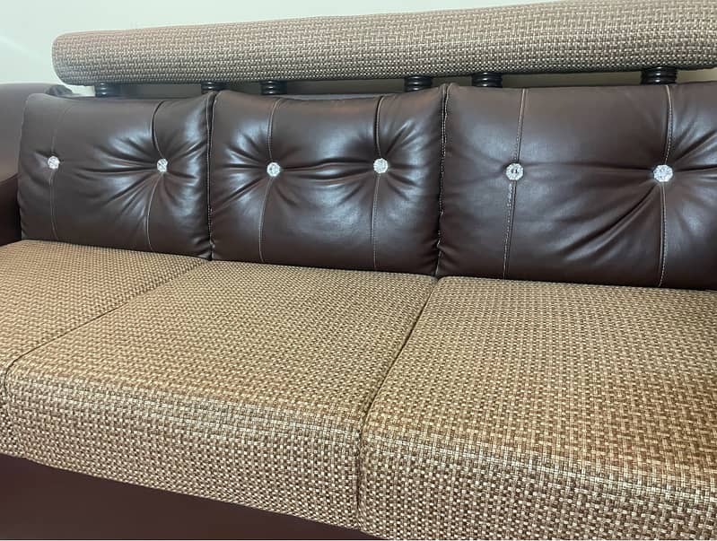 Three Piece Sofa Set (1,2,3 piece sitting included) 1