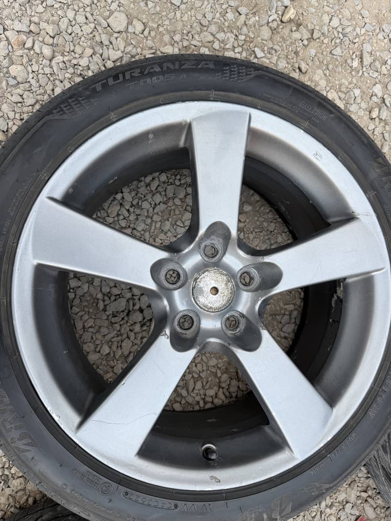 Mazda RX8 Allow Wheels with Bridgestone Tyres 18 Inches 6