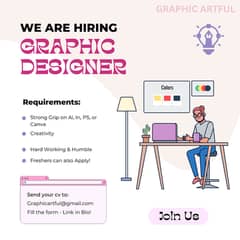 Hiring Graphic Designer - Remote & Office Based