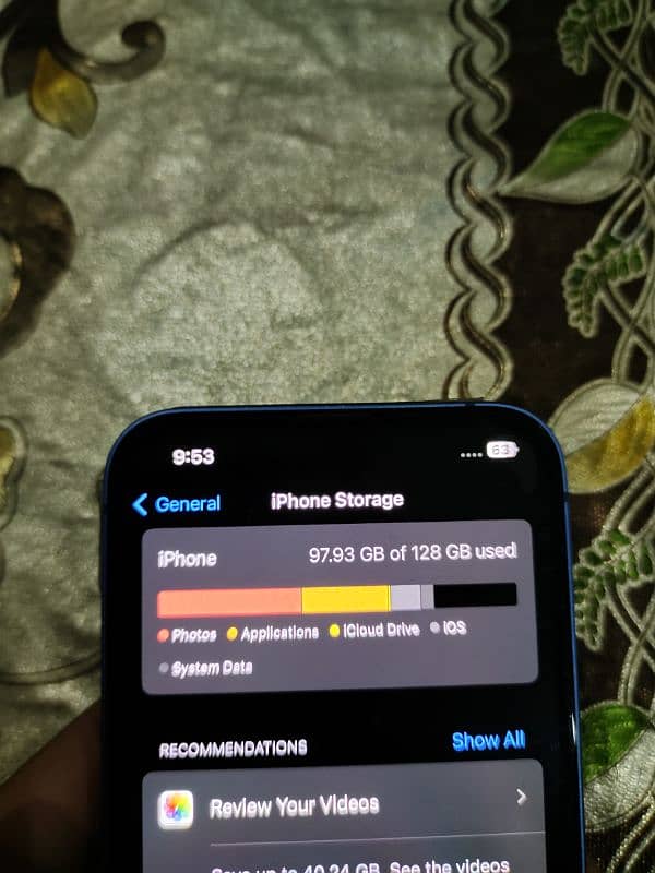 I phone 13 128 gb non pta jv scratch less piece 83% battery health 4