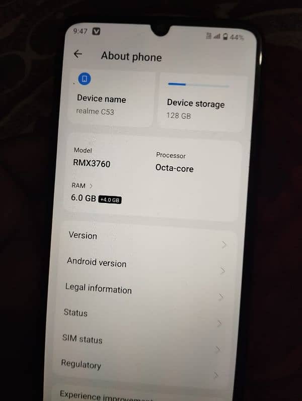 realme c53 6 128 9