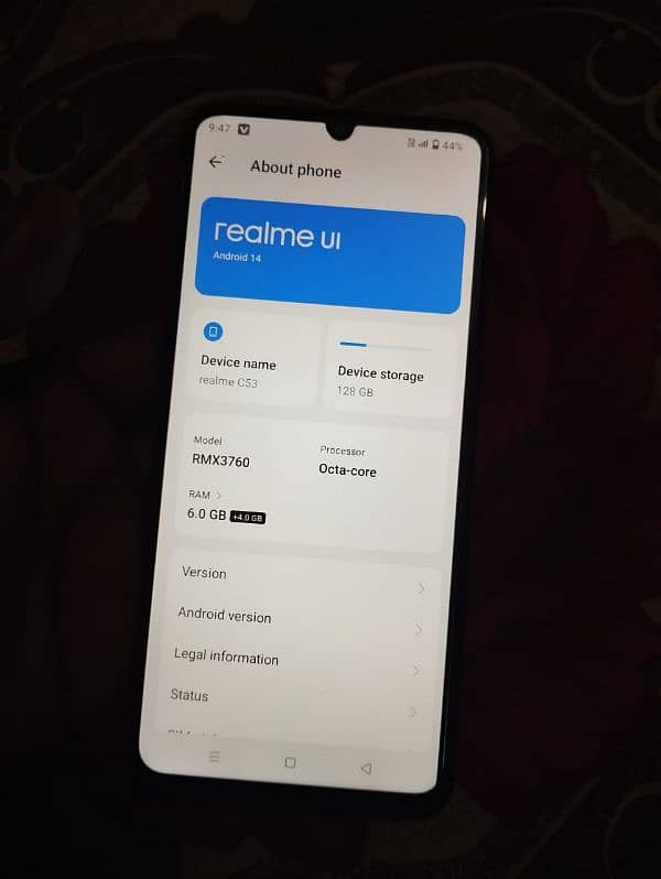 realme c53 6 128 10