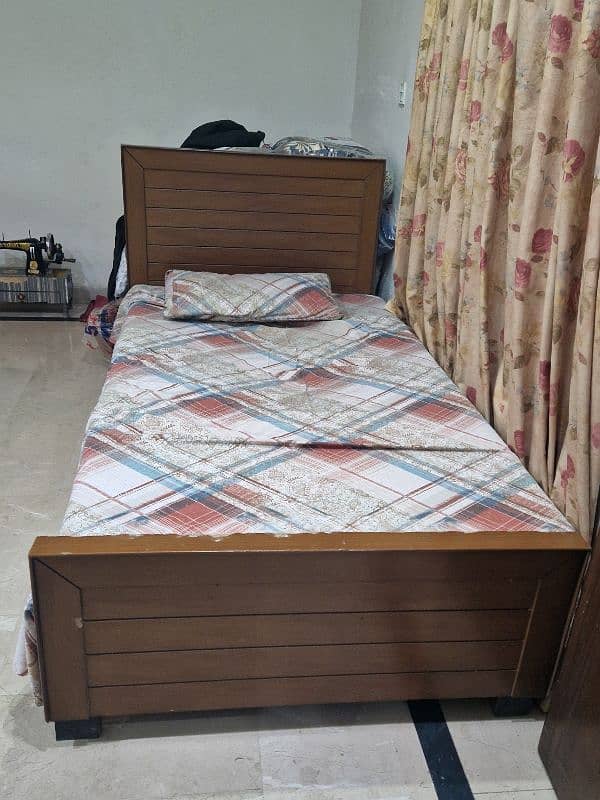 2 single bed with mattress 2