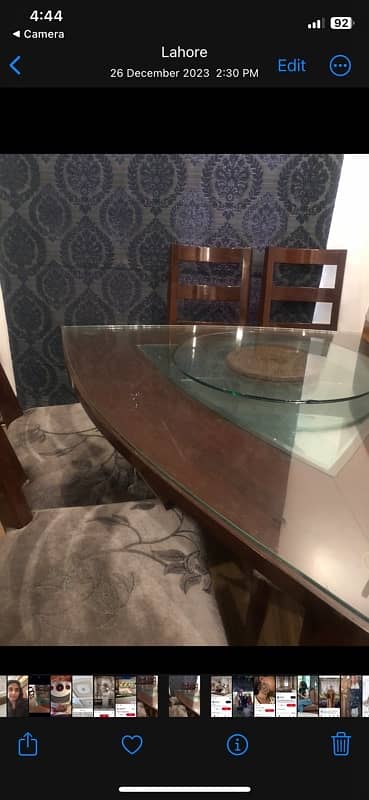 Dinning table and chairs 2