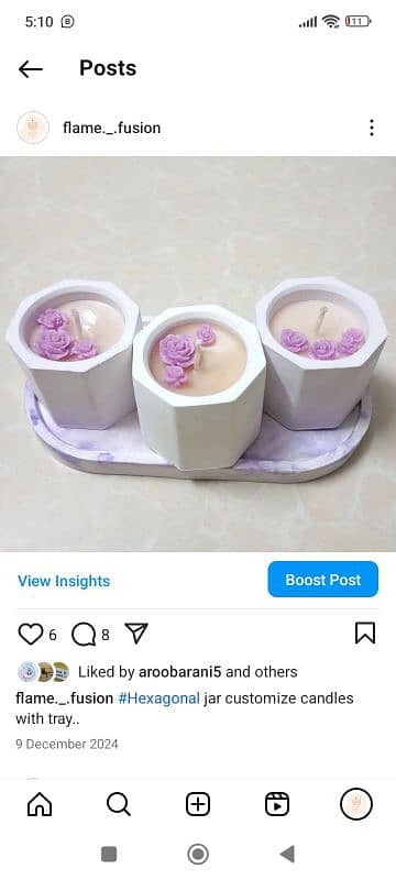 Scented candles 10