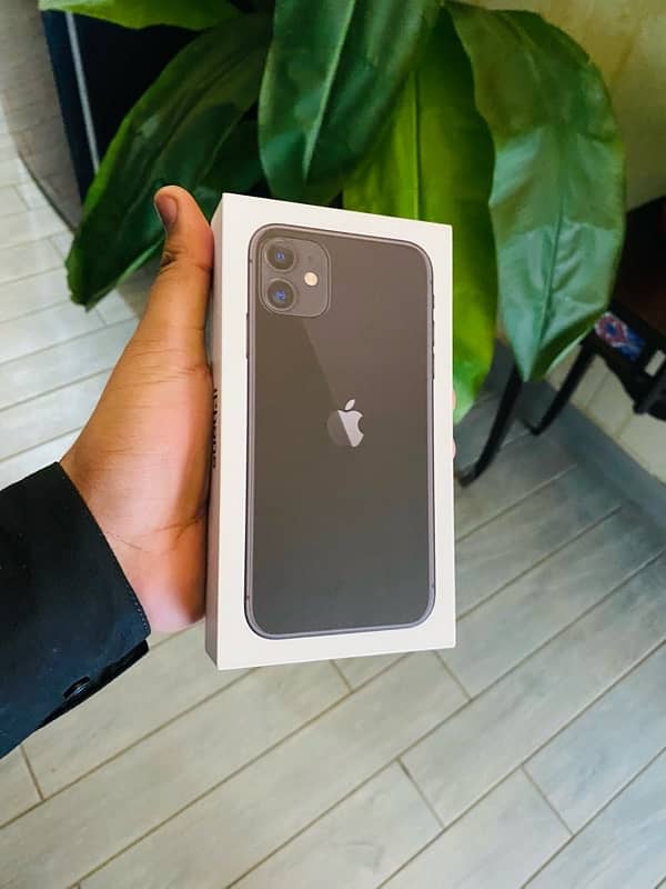 IPhone 11 jv 64gb full box black color 1