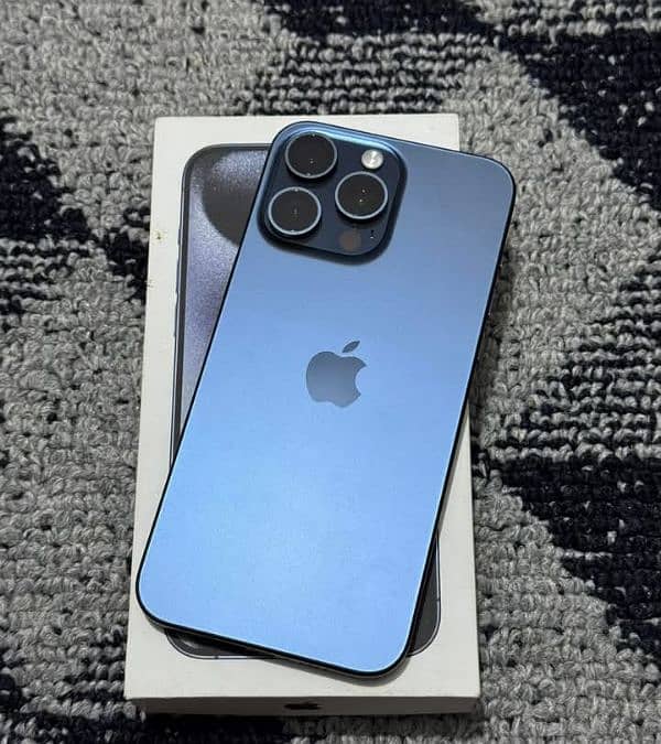 iPhone 15 pro max PTA provide complete box urgent sale contact OLX 0