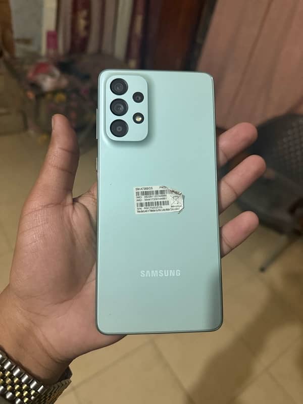 Samsung A73 5g pta approved 256 gb /8gb ram 5