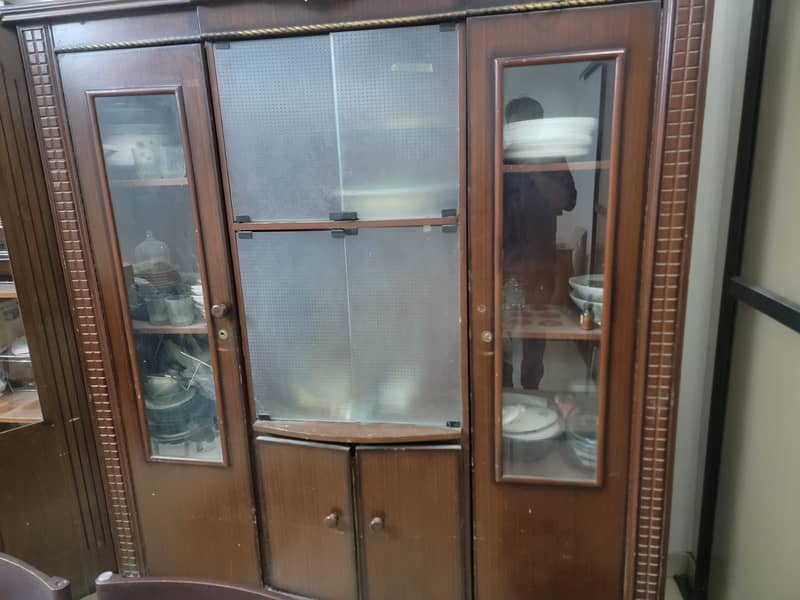 Divider Wooden storage crockery unit 0