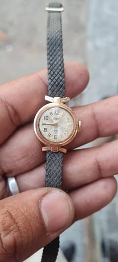 ladies watch 14crt solid gold