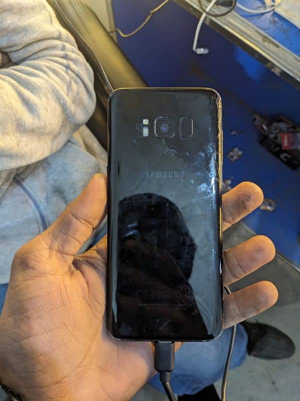 samsung s8 4gb 64gb glass break all ok 0