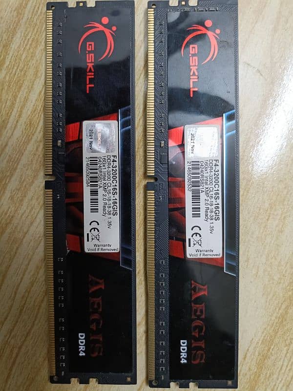 32GB, 16GB, 8GB RAM DDR4 3200 to 4200 MHz / buss speed 2