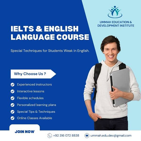 Extensive IELTS and English Language Course 1