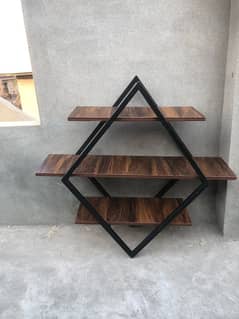 Diamond shape shelf