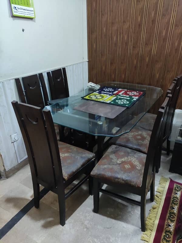 Dining table with 6 chairs 1