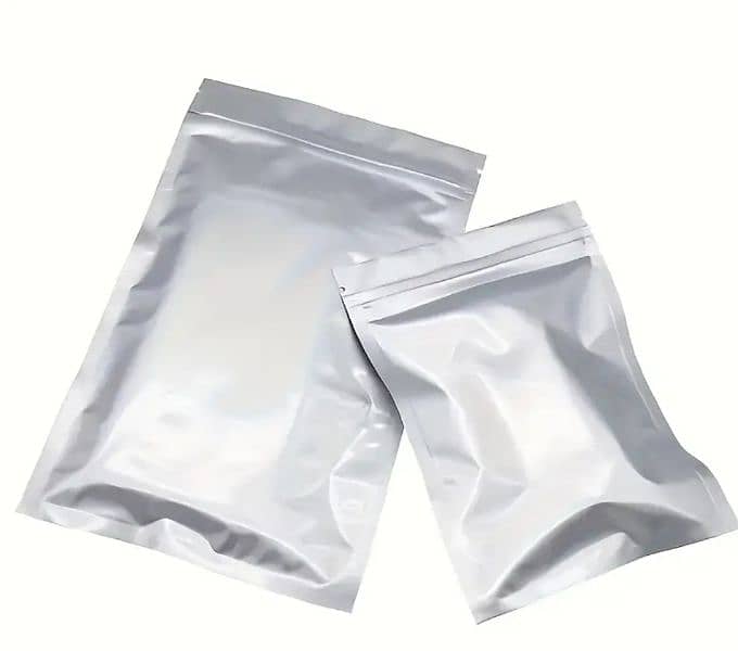 Aluminum Foil Packaging Bags, - Resealable & Vacuum Sealable 0